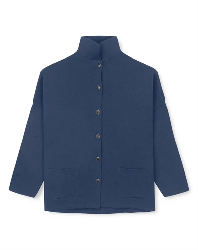 Sibin Linnebjerg - Spring Strikcardigan - Midnight Blue
